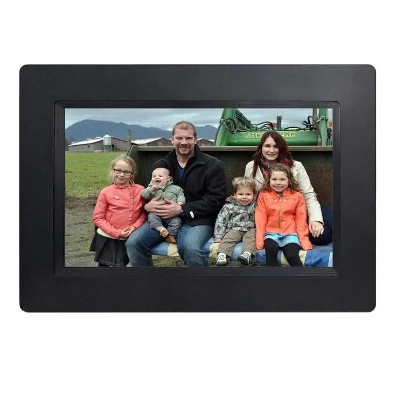 

ALLOYSEED 7" LED Digital Photo Frame 800X480 HD Electronic Picture Album Calendar Alarm Clock Timer Switch Music Video Player