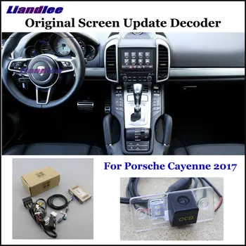

Liandlee For Porsche Cayenne 2017 Original Display Update System Car Rear Reverse Parking Camera Decoder Reversing system