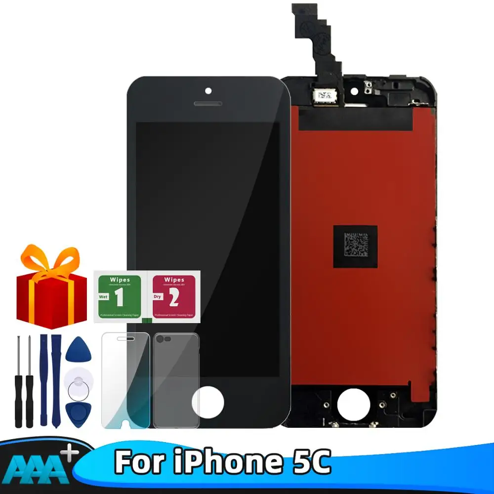 

High Quality LCD For iPhone 5C LCD Display Touch Screen Digitizer Assembly Replacement parts For iPhone 5C lcd Free Shipping
