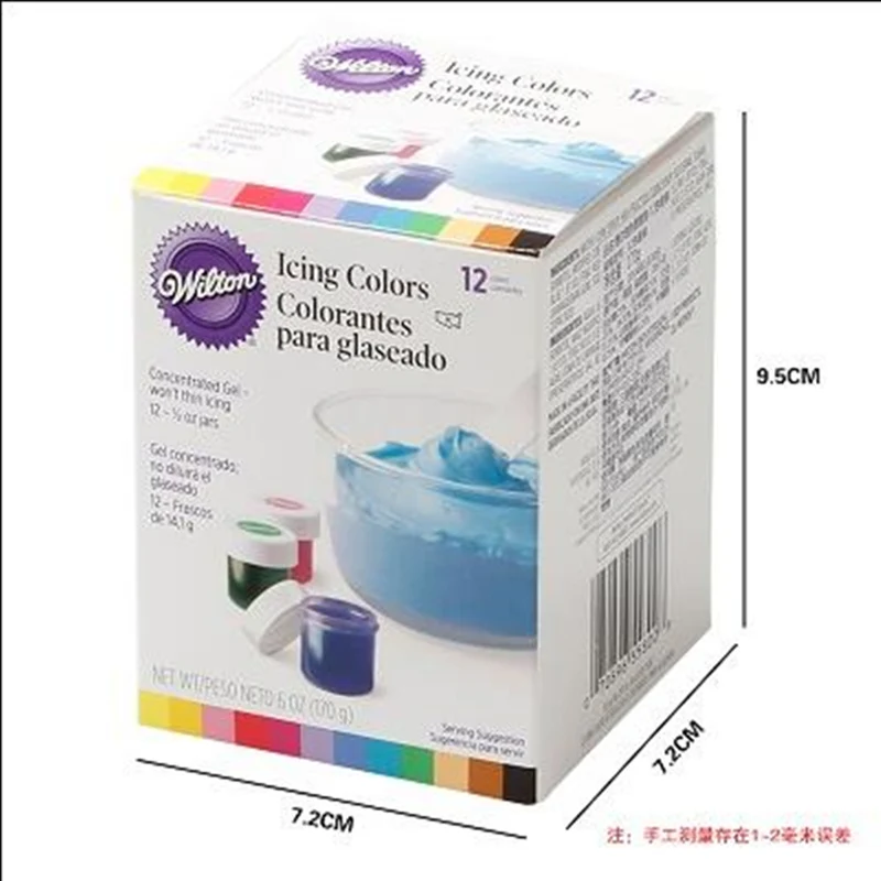 Бесплатная доставка American Wilton пигмент для торта с двойным сахаром пищевая паста
