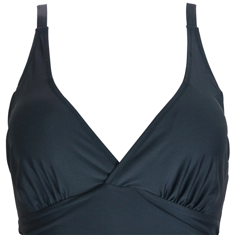 Billige 2019 Plus Size Bademode Badeanzug Frauen Sommer Strand Vintage Retro Hohe Taille Badeanzug Schwimmen Kleid Bademode Schwarz