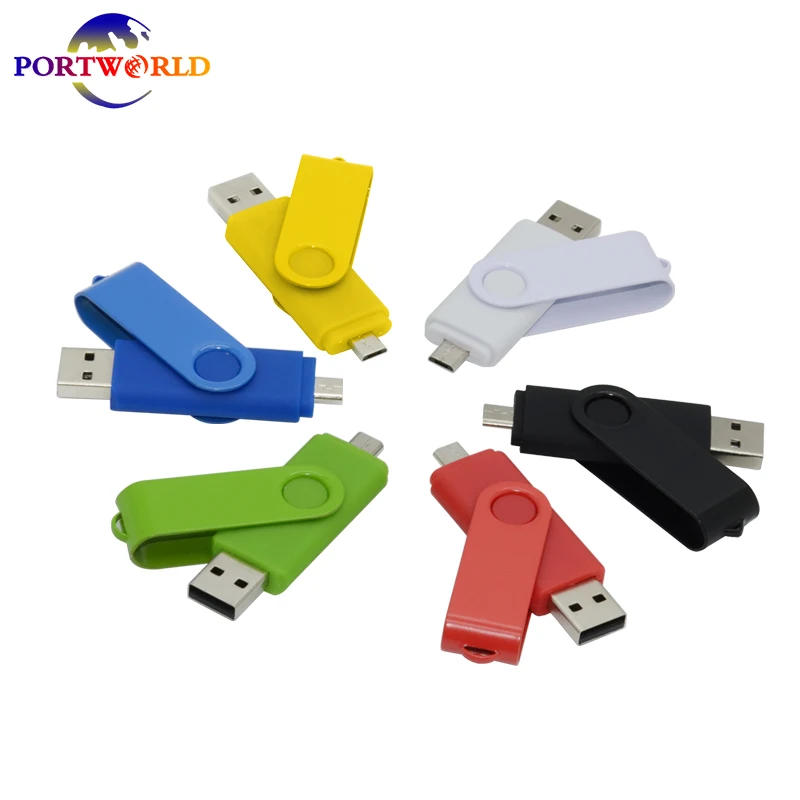 Portworld 8 ГБ 16 Flash Drive 32 2.0 Dual USB OTG Micro Телефон флэш-памяти флэш-накопитель для Android