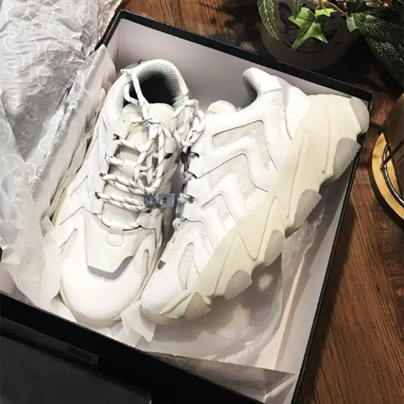 

ERRFC Spring Fall New Womens White Casual Shoes British Woman Trending Leisure Shoes Lady Lace Up Zapatos 35-40 Black Breathable