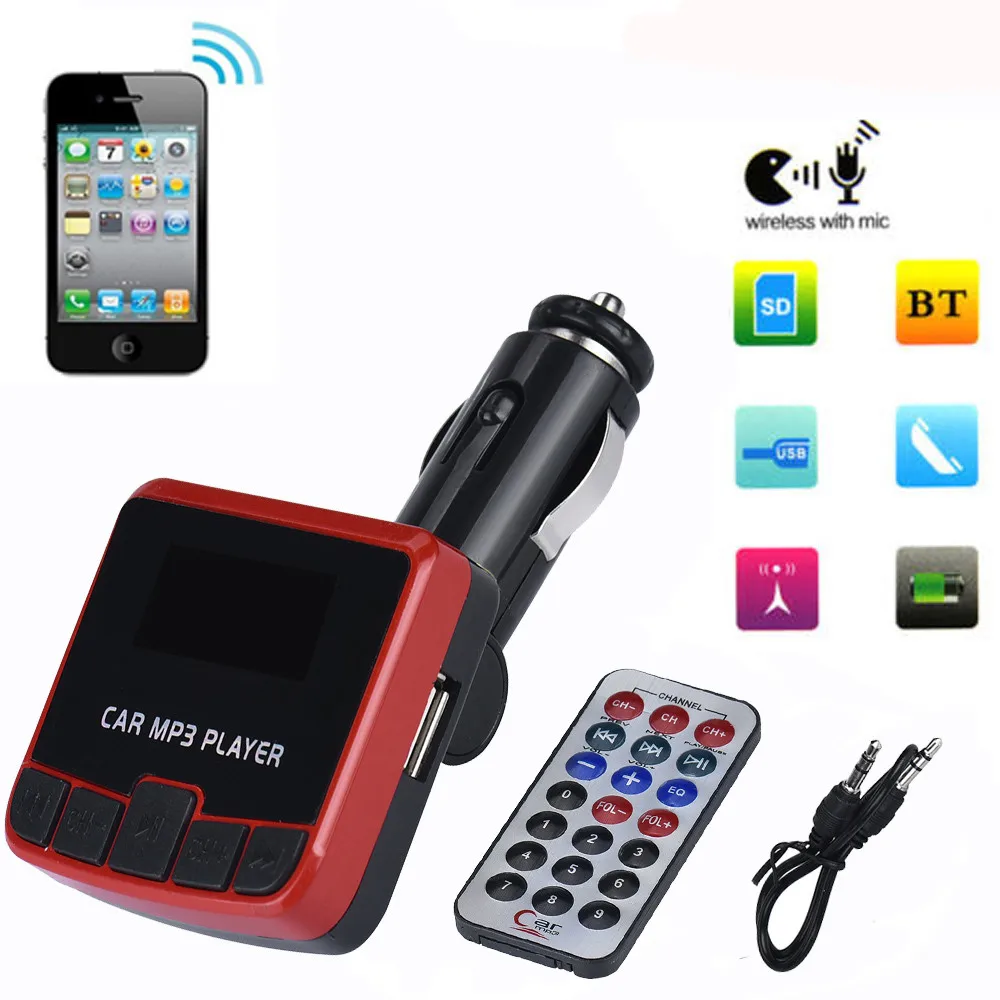 

Car MP3 Player Wireless Car Kit MP3 Player FM Transmitter Wireless Radio Adapter USB Charger Car Accessories USB Charger C811080