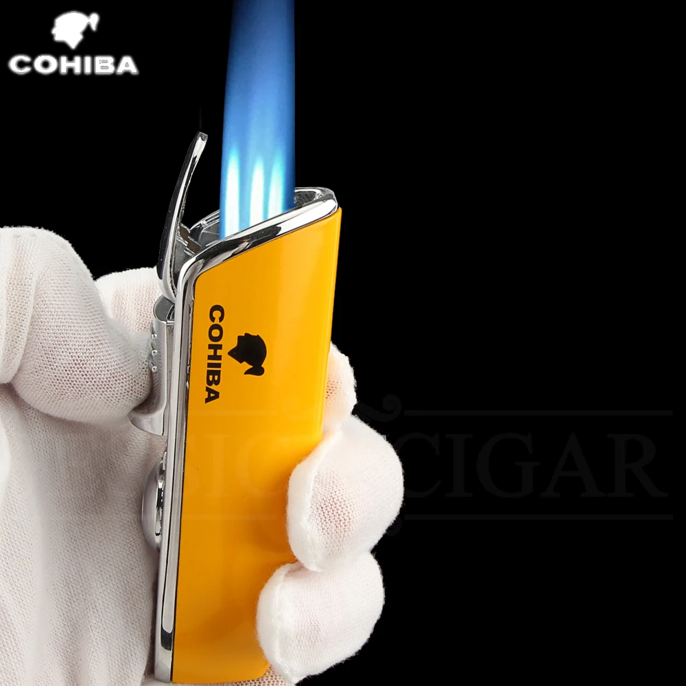 COHIBA острый сигарный нож из нержавеющей стали металлический ветрозащитный 3