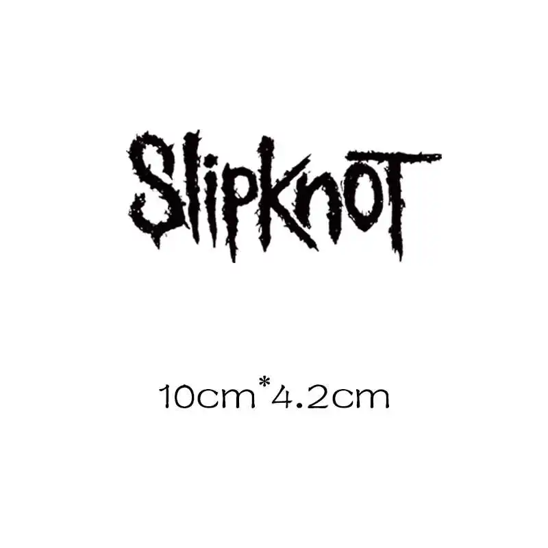 Slipknot наклейки полосы для одежды применение друг друга гладить на патчи для глажения аппликации для одежды патч toppe