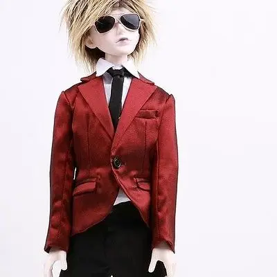 

[wamami] 507# Red Suit/Outfit 4pcs 1/4 MSD DOD BJD Boy Dollfie