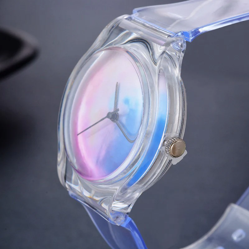 Тике Toker, Для женщин Просмотрам кристалл прозрачный силиконовый Для мужчин часы браслет цифровой Кварцевые наручные часы 2018 Новый Лидер