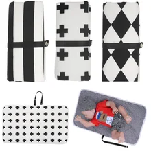 Портативная пеленальная подушка для мытья рук коляска с водоотталкивающим покрытием висячая пеленка сумка клатч складной дорожный подгузник коврик для смены подгузника