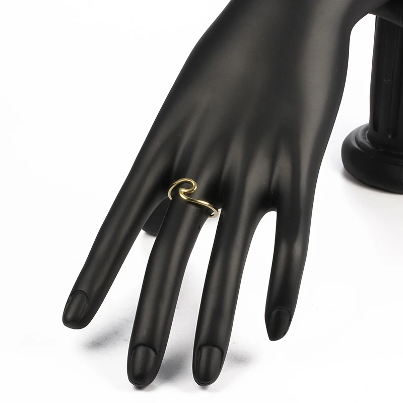 Shineland Brand Simple Wave Gold Silver Color 100% 925 Sterling Silver Finger Rings Women Girl Fashion Bijoux Party Wedding Gift