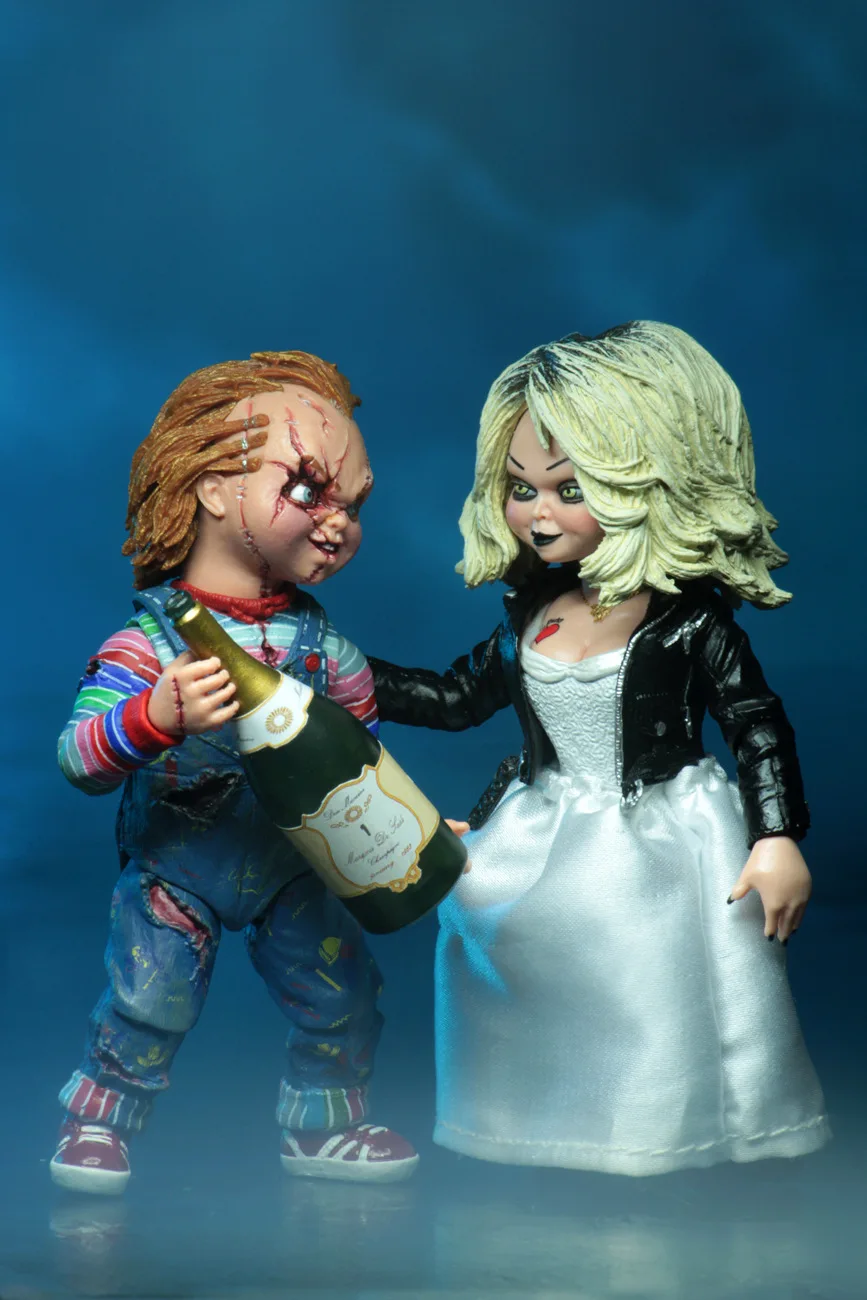 Детская игра из фильма NECA Bride of Чаки Ultimate Chuncky & Tiffany виниловые игрушки|Игровые