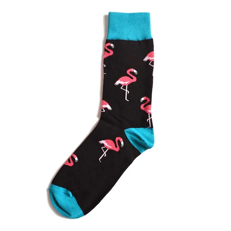 Модные мужские носки из чесаного хлопка в стиле хип-хоп, трендовые носки Harajuku Marvel, клоун, курица, скейтборд, Веселые носки - Цвет: 12