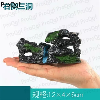 

Prodgf 1Pcs A Set zyouce de sandong mountain Aquarium Decoration