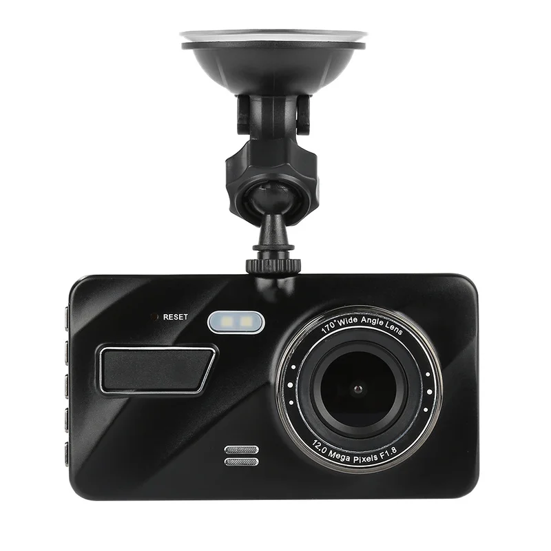 

1080P HD4.0" LCD Touch Screen Display Car Video Driving Recorder Super Wide-angle Front Rear Camera Dual Lens Video GN