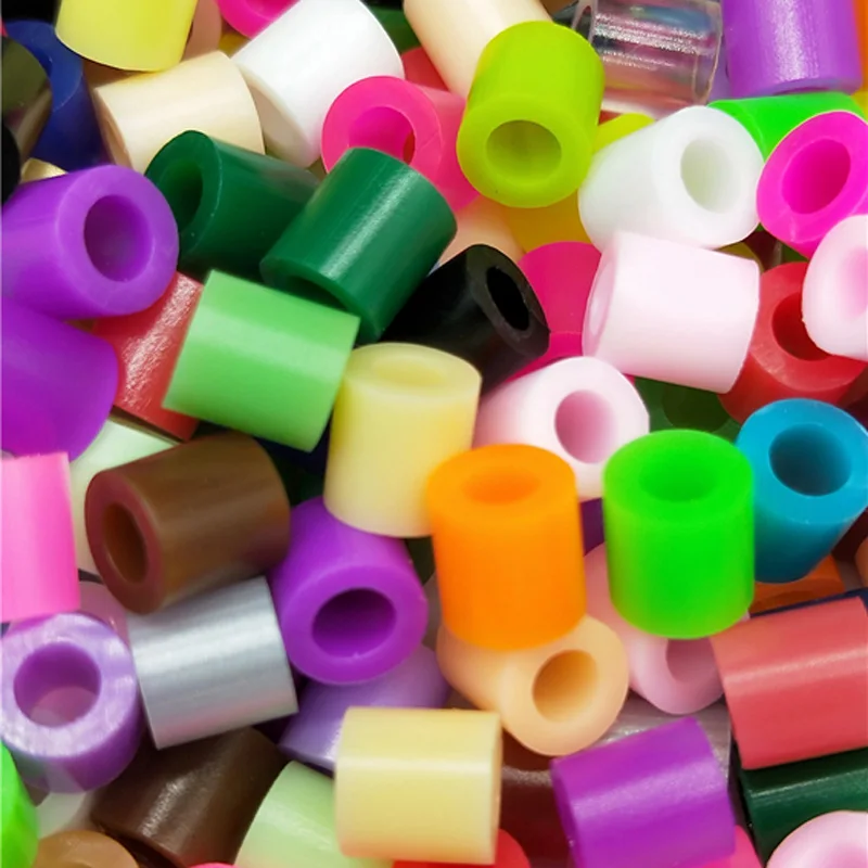 5mm 200pcs Cheap Beads Fashion Candy Color Plastic Hama Perler Beads For Educate Kids Child Gift