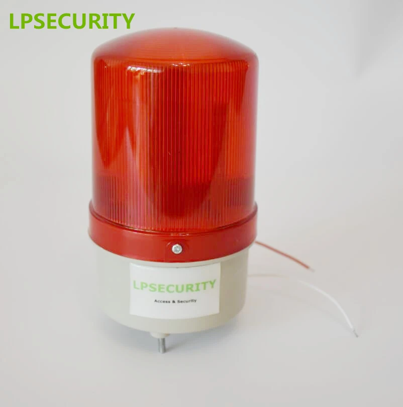 LPSECURITY раздвижные распашные ворота мотор светодиодный стробоскоп сигнальный светильник, сигнализация мигающая лампа для открывания ворот с кронштейном(без звука
