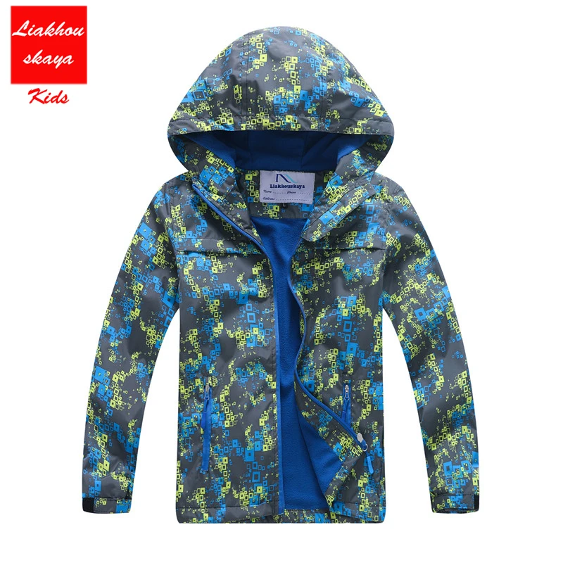 Liakhouskaya 2019 New Children Jacket For Boy Polar Fleece Waterproof Kids Spring Outerwear Warm Coats Hoodies Teenagers Clothes | Детская