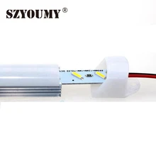 SZYOUMY 50 шт. светодиодный фонарь 50 см 36 светодиодный S DC 12 В светодиодный жесткий SMD 7020 светодиодный светильник с алюминиевым профилем и крышкой для ПК