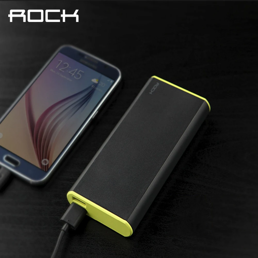 imágenes para Rock original cola real del banco de potencia 10000 mah para apple smartphone universal cargador portátil de batería externa powerbank imágenes para Rock original cola real del banco de potencia 10000 mah para apple smartphone universal cargador portátil de batería externa powerbank