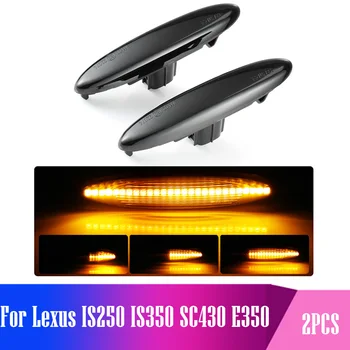 

2 pieces Dynamic Led Turn Signals Side Marker Light Sequential Blinker Lamp For Lexus IS250 IS350 SC430 E350 For Toyota Soarer