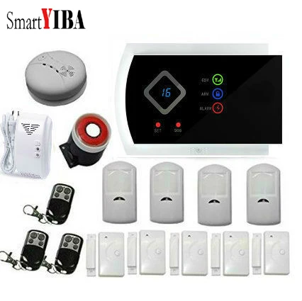 SmartYIBA Anti thief Home Security Gsm SMS font b Alarm b font System 99 Wireless Zones