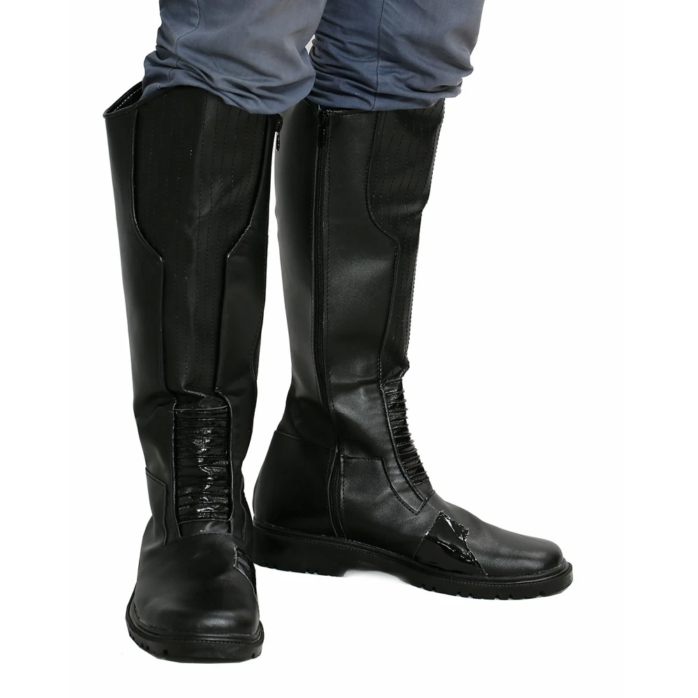 XCOSER флэш сезон 2 зума черный обувь из искусственной кожи для косплея Опора бренд Лидер продаж Хэллоуин косплэй костюм, реквизит взрослы
