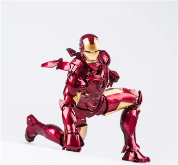 

28cm Marvel Super Hero Avengers Iron man action figure PVC toys collection doll anime cartoon model for friend gift