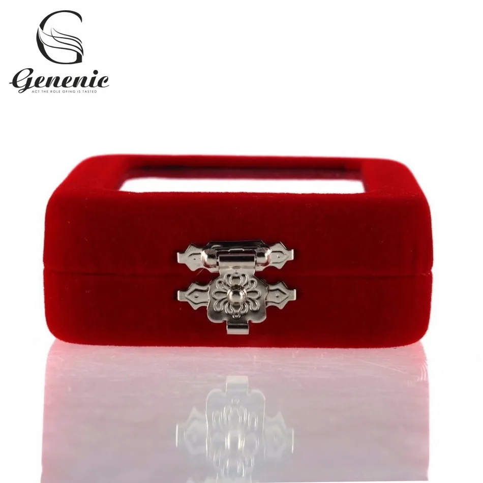 

1Pc Red New Velvet Gift Jewelry Box Case Display Holder for Ring Bracelet Earrings Fashion Jewelry Display