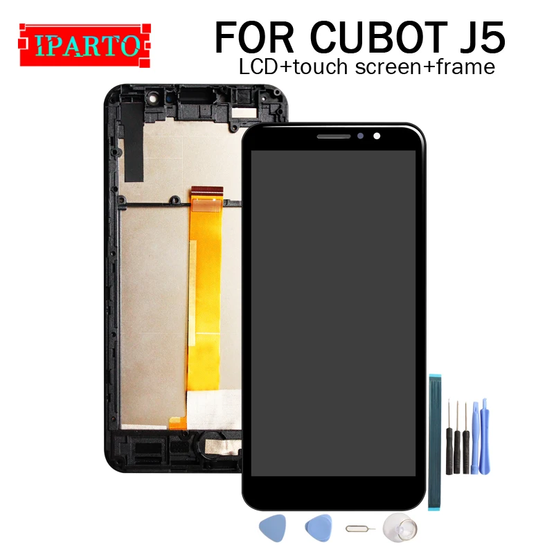 

5.5 inch CUBOT J5 LCD Display+Touch Screen Digitizer +Frame Assembly 100% Original LCD+Touch Digitizer for CUBOT J5