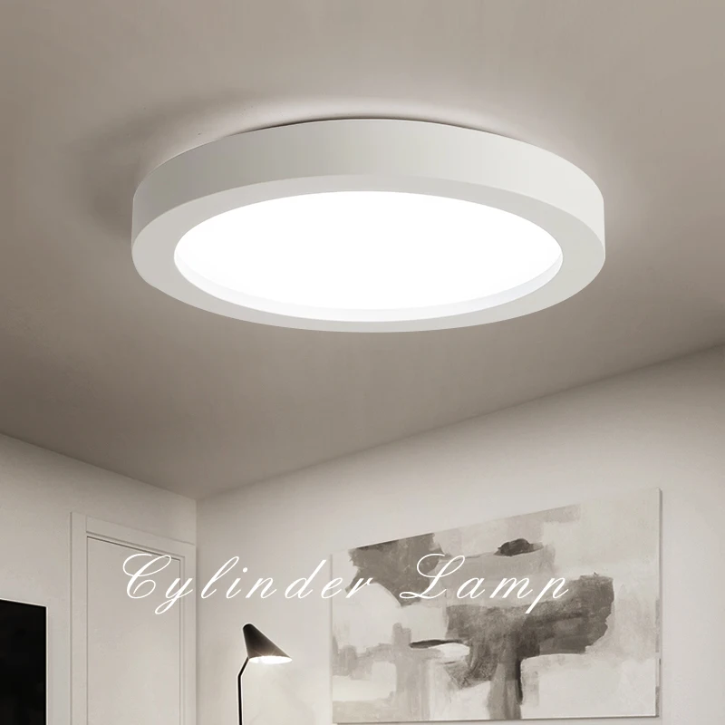 

LICAN Surface mounted Minimalism modern led ceiling chandelier lights for living study room bedroom Black or White AC85-265V