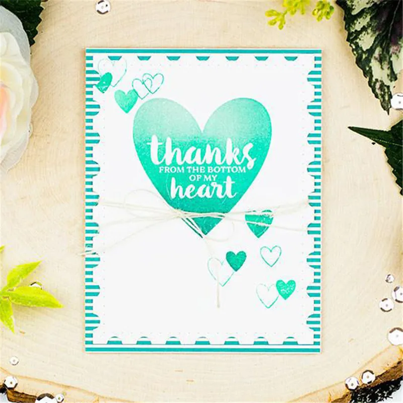 

YaMinSanNiO Background Dies Metal Cutting Dies Rectangle Stencil Craft Frame Flower Scrapbooking Album Paper Card Making Stencil