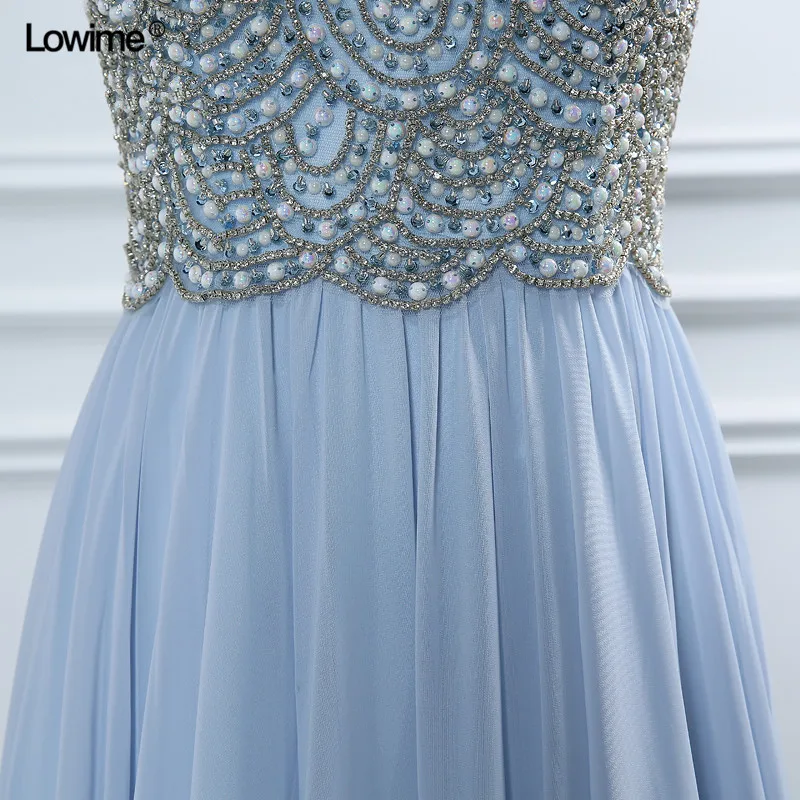 Sexy Arabic Long Light Blue Formal Evening Prom Party Dress Chiffon Abiye Turkish Evening Gowns Dresses Galajurk Avondjurk 2018  (2)