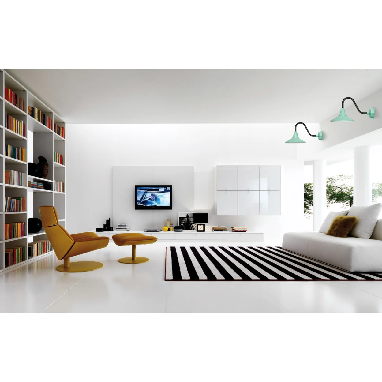 16 Rustic Calla LED Barn Light in Jade (1)