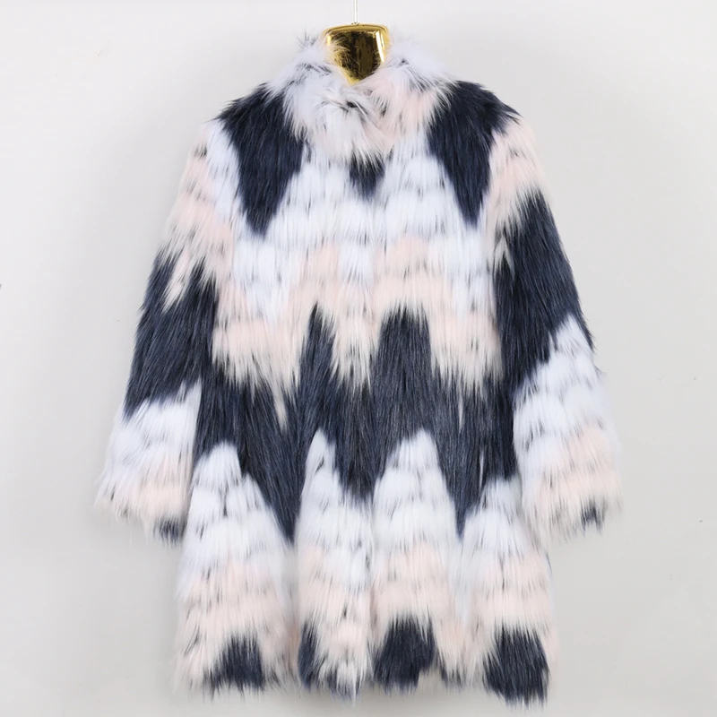 Nerazzurri, женское осенне-зимнее теплое пушистое пальто из искусственного меха, элегантное меховое пальто, женская цветная верхняя одежда большого размера 6xl 7xl