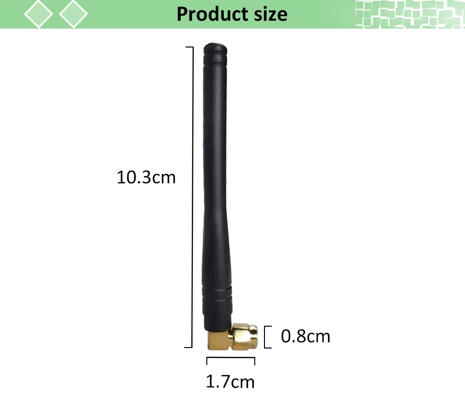 433 МГц телевизионные антенны 3dbi RP-SMA разъем 433 antena резиновая 433 м antenne для беспроводной watermeter Gasmeter Lorawan Emeter