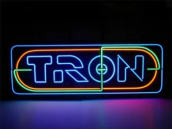 

NEON SIGN For Tron Signboard REAL GLASS BEER BAR PUB display christmas Light Signs 17*14"