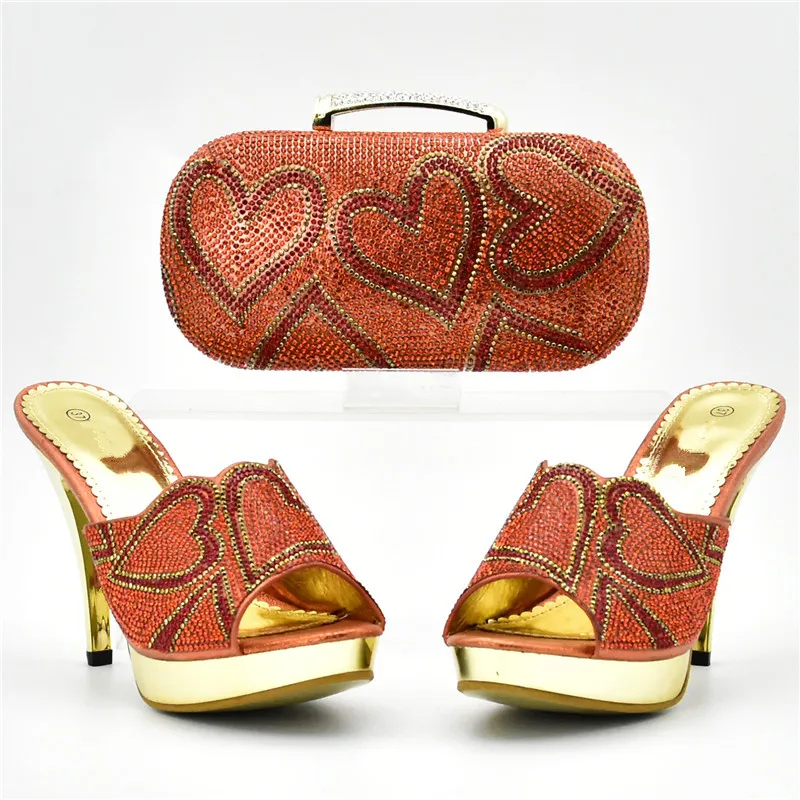 

Latest Italian Shoes and Bags To Match Shoes with Bag Set Decorated with Rhinestone Nigerian Women Wedding Shoes Elegant Shoes