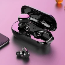 T2C TWS True Wireless Earbuds Bluetooth 5.0 Earphone 3D Stereo Touch Control Mini Headset Binaural Earphones with Charger Box samload bluetooth earphone eb10 tws true wireless earbuds bluetooth 4 0 stereo earphones with charger box portable