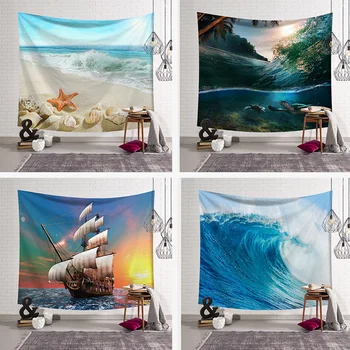 

Art Wall Tapestry, Tapestry Home Decoration Mural Beach Towel Fabric Wall Hanging Tapestry Decor Polyester