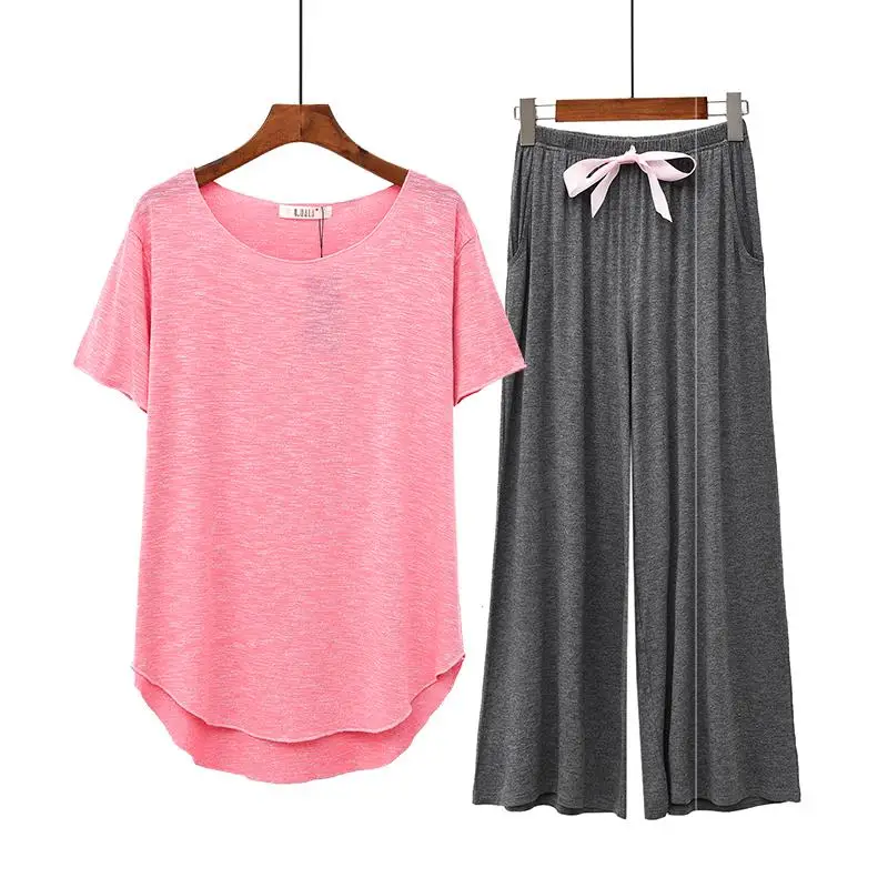 Новинка, Модальные пижамы из материала, летняя женская ночная одежда, женская одежда для сна, 554 - Цвет: Silver