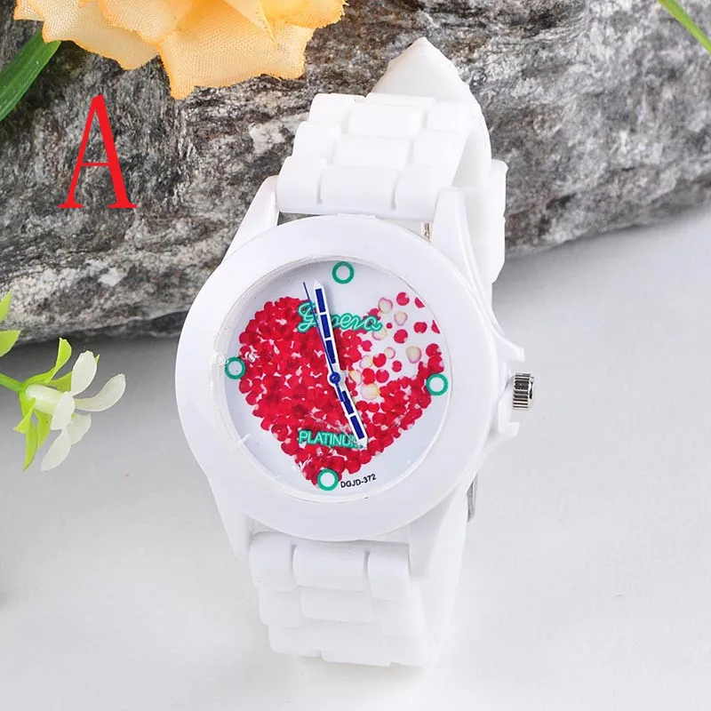 women watches silicon band 2018 luxury brand famous women sport