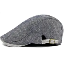 Берет, льняной мужской берет, Boina для женщин, плоская кепка, тонкая, летняя, британский, винтажный стиль, защита от солнца