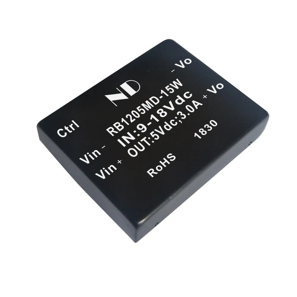 1pcs new isolated dc dc power module 12V 24V 48V to 5v 3a 9V 12V 15V 24V 15W low ripple dcdc step down converter quality goods 1pcs new isolated dc dc power module 12V 24V 48V to 5v 3a 9V 12V 15V 24V 15W low ripple dcdc step down converter quality goods
