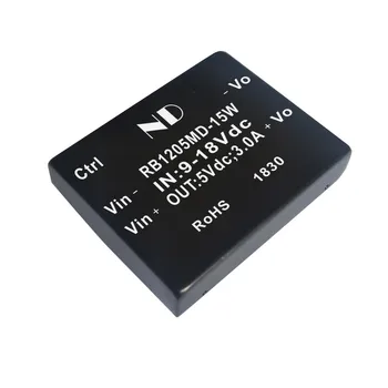 

1pcs new isolated dc dc power module 12V 24V 48V to 5v 3a 9V 12V 15V 24V 15W 25W dcdc step down converter quality goods