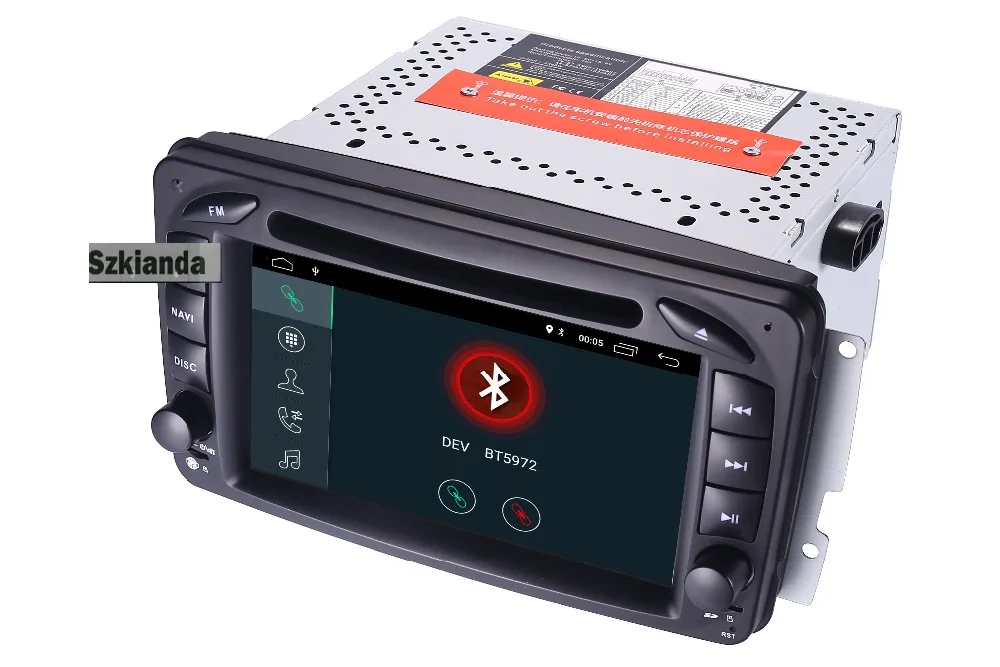 В наличии 7 "Android 10 автомобильный DVD плеер для Mercedes Benz CLK W209 W203 W463 W208 Wifi 3G GPS Bluetooth