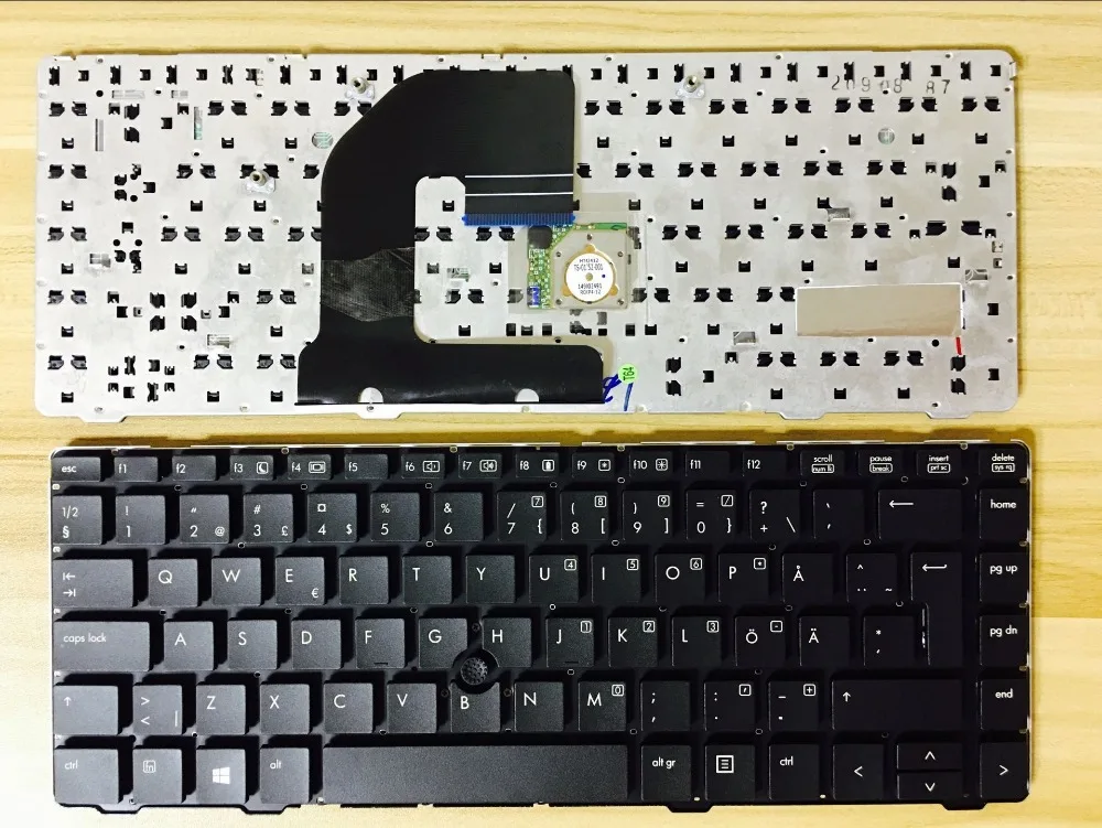 

New keyboard for HP 8460P 8460W 8470p 8470w ProBook 6460b 6465b 6470b 6475b SWEDISH/ Danish layout