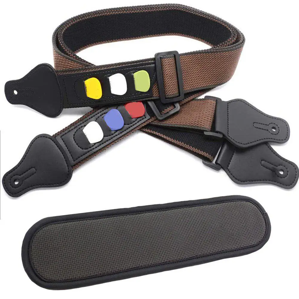 

Dragonpad Guitar Strap Shoulder Pad Protection Comfortable Padded Ukulele Straps for Guitar Accessories