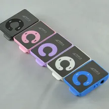 Hot Sell Christmas Gift Mini Mirror Clip Sport MP3 Music Player With Micro SD/TF Card Slot Free DHL OR EMS
