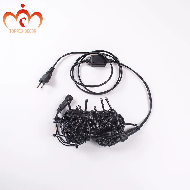 32.8ft PVC black LED string light garden decoration christmas garland light outdoor wedding decortive light party lights 32.8ft PVC black LED string light garden decoration christmas garland light outdoor wedding decortive light party lights
