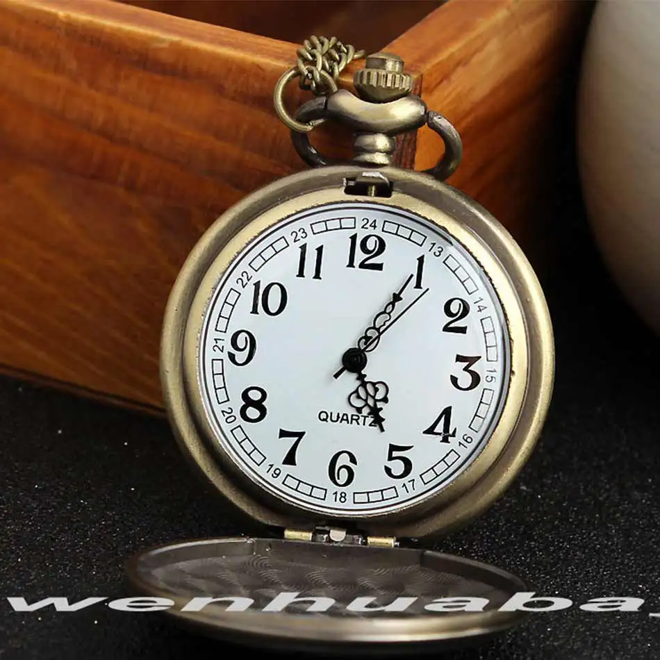 Серебряная резьба Сталина цепочки для карманных часов СССР кварцевые карманные часы ожерелье кулон часы коллекции подарки Relogio De Bolso
